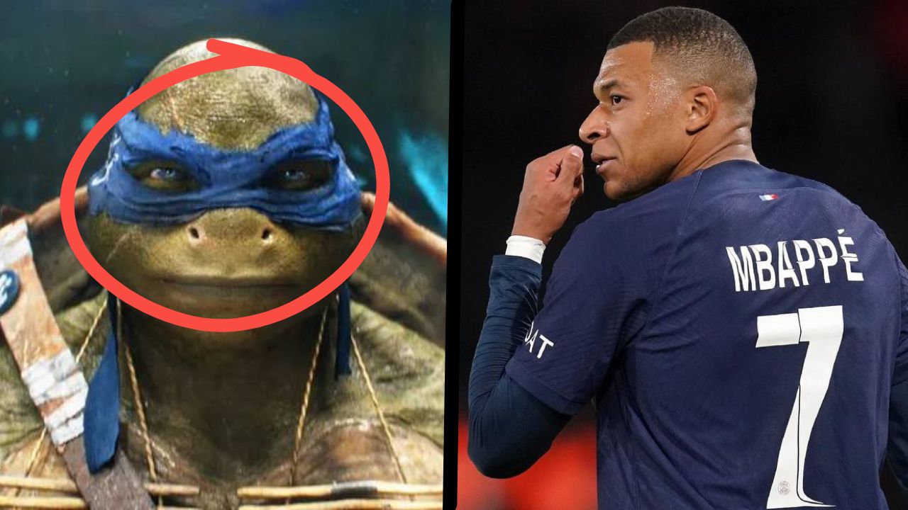 Kylian Mbappé "Ninja Turtle" Donatello nick name 