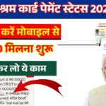 E Shram Card Payment Status 2025 – श्रमिकों को ₹1000 किस्त की जानकारी और ऑनलाइन स्टेटस चेक प्रक्रिया